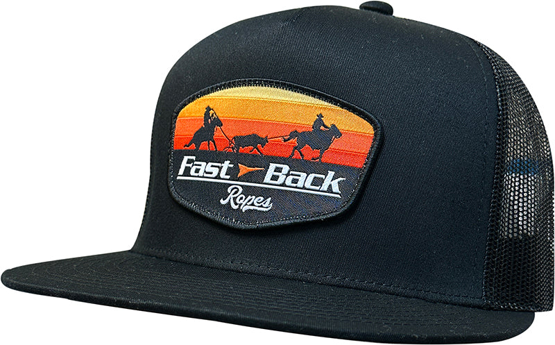Red Dirt Hat Fast Back Ropes accessories black team roping cap hat trucker hat western fashion gift Boltranchstore.com Free Shipping