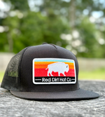 Red Dirt Hat Picking the Boone black trucker cap with buffalo popular red dirt hat co mens womens unisex gift western wear cowboy Boltranchstore.com