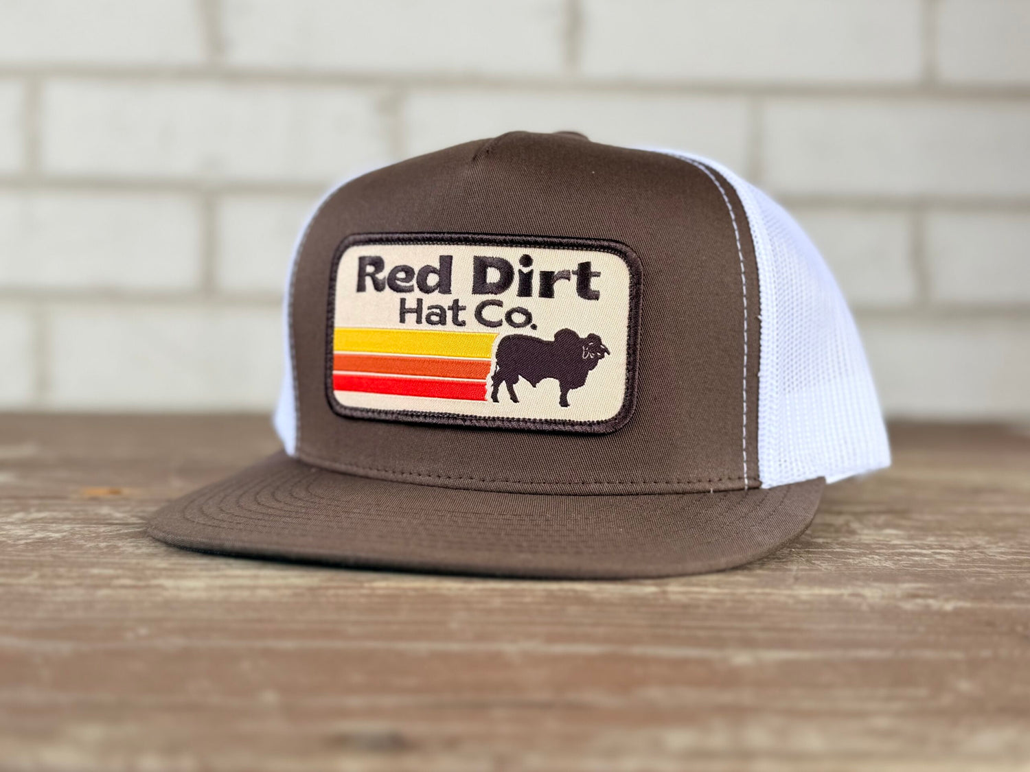 Red Dirt Pancho Hat mens womens western red dirt Boltranchstore.com trucker cap hat brown and white Free Shipping