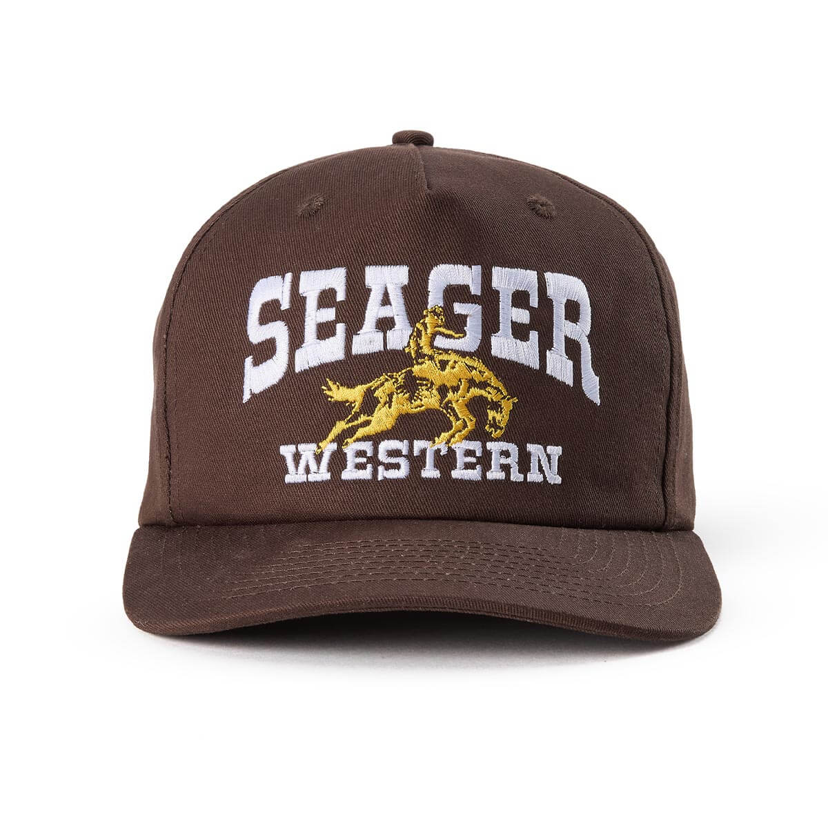 Mens western clothing rodeo Utah Rodeo Snapback Brown SKU MHH26RDOBRN Boltranchstore.com free shipping