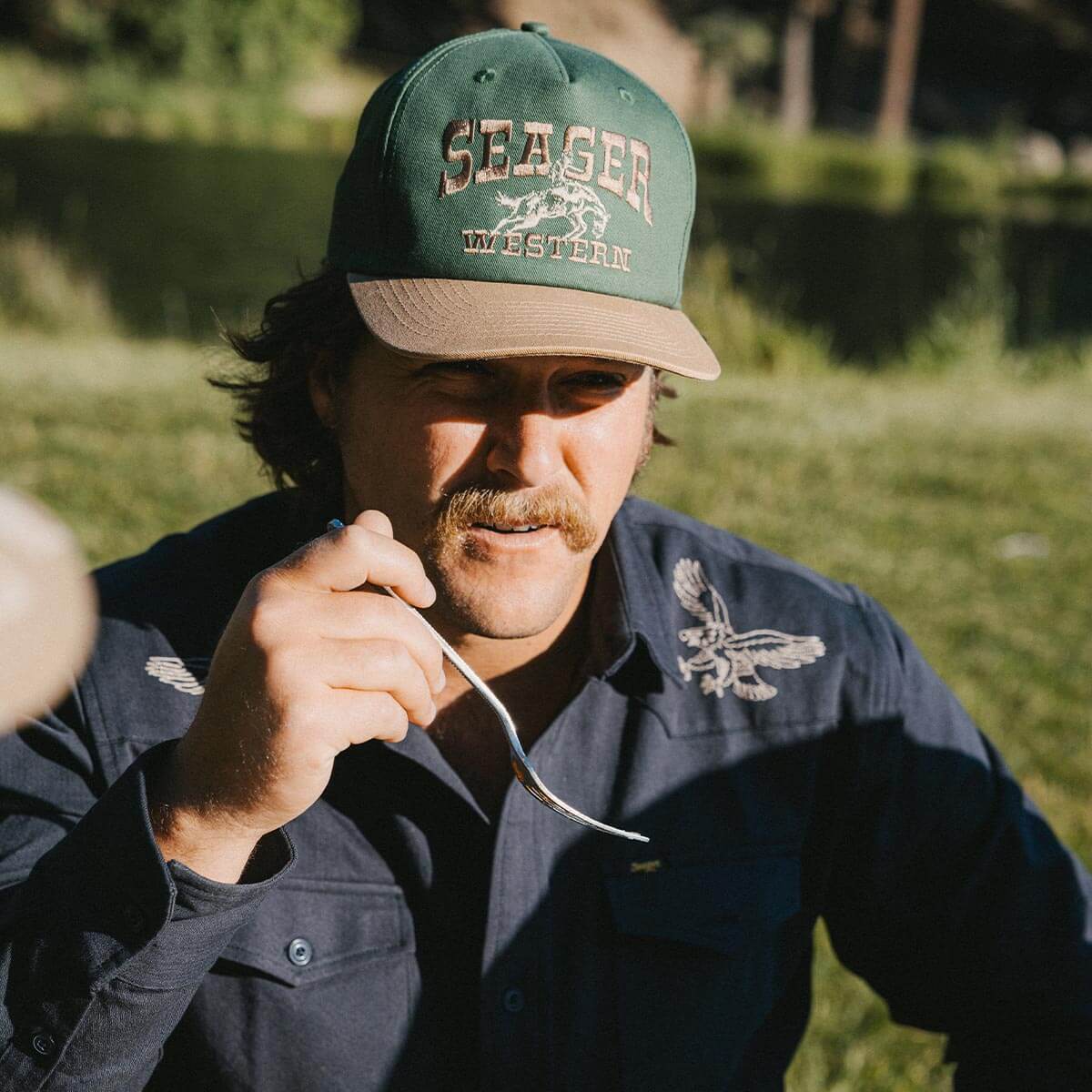 Utah mens fashion rodeo western boutique Rodeo Snapback Forest Green SKU MHH26RDOGRN Boltranchstore.com free shipping