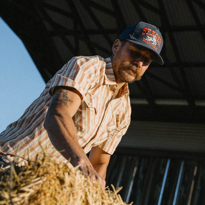 Seager Rodeo Snapback Navy Hat