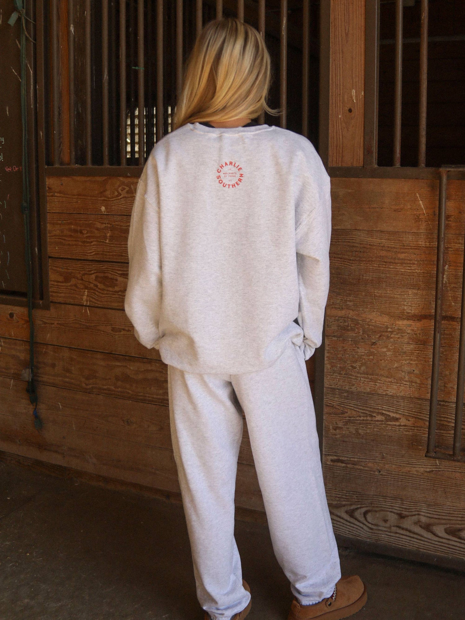 Rodeo Forever Sweatshirt Back Womens loungewear western rodeo sweatsuit set available now free shipping at Bolt Ranch Store