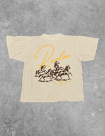 Rodeo Wild Horses Boxy Tee Clandestine Underground womens rodeo oversized t-shirt Boltranchstore.com Free Shipping western fashion style