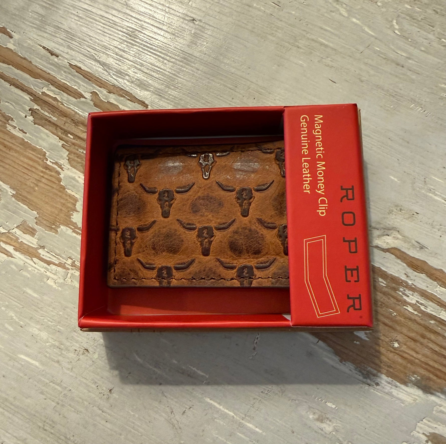 Roper Money Clip Bullhead shop at boltranchstore.com western accessories