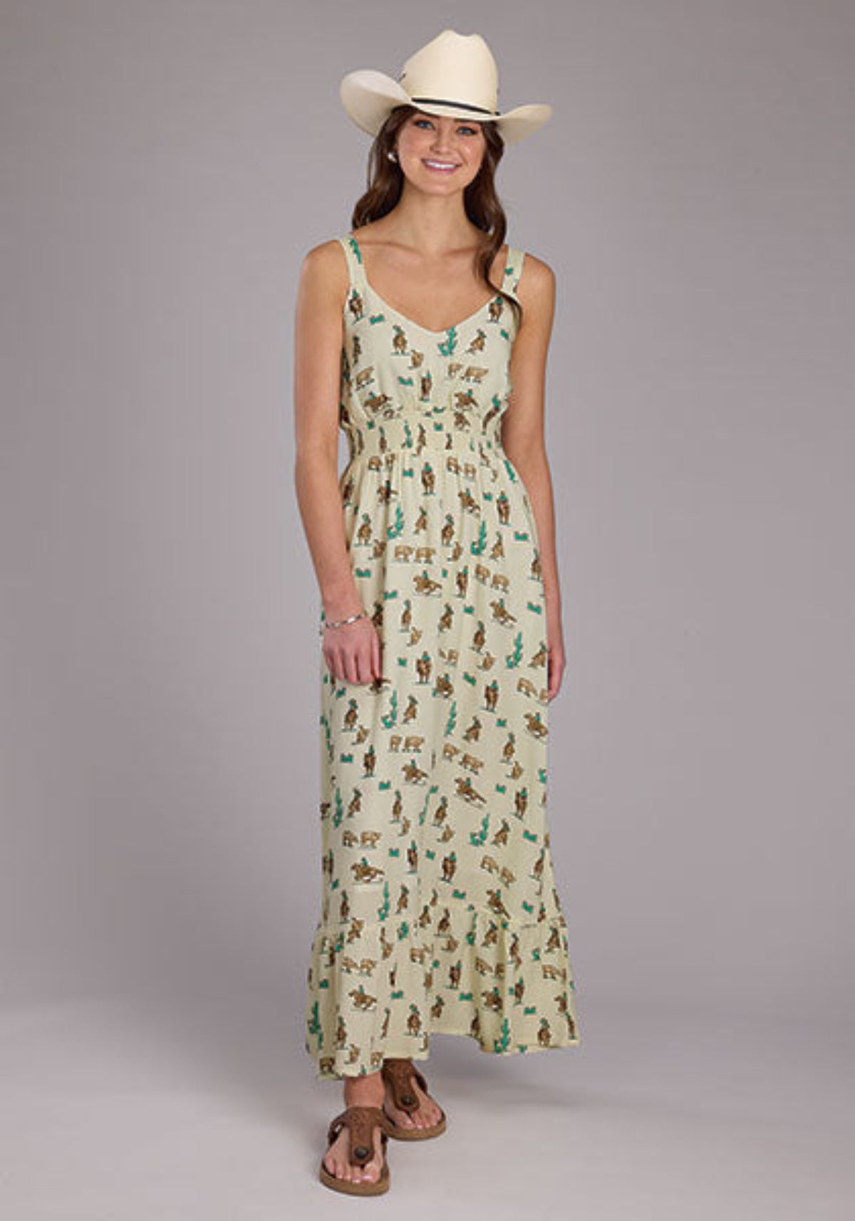 Roper Womens Printed Maxi Dress Find this at Boltranchstore.com