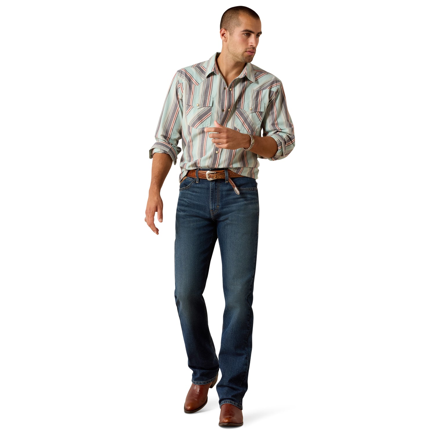 Ariat Mens Retro Hesperus Fitted Snap Shirt