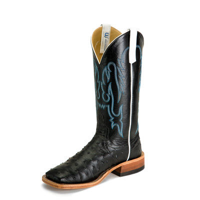 Anderson Bean Black Ostrich Boots order today at boltranchstore.com