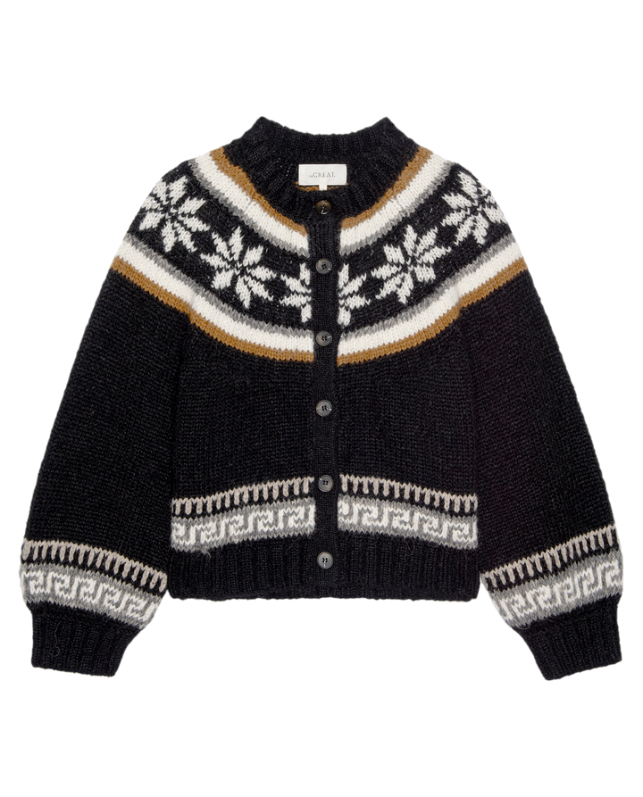 The GREAT The Snowflake Ice Rink Cardigan