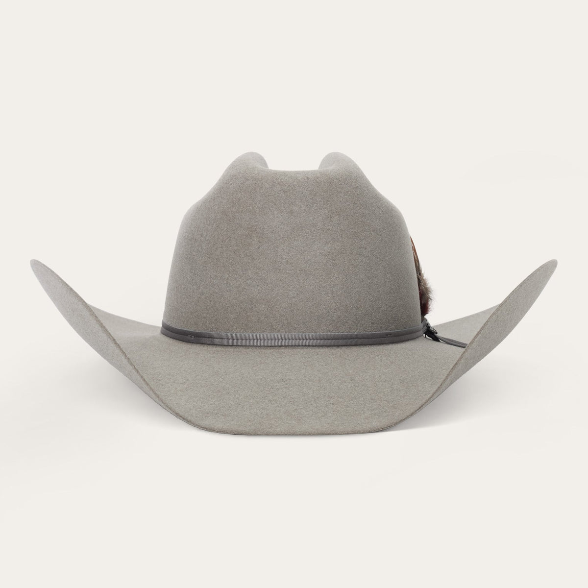 Stetson Falcon 6X Cowboy Hat Stone JBS branding iron pin on the band