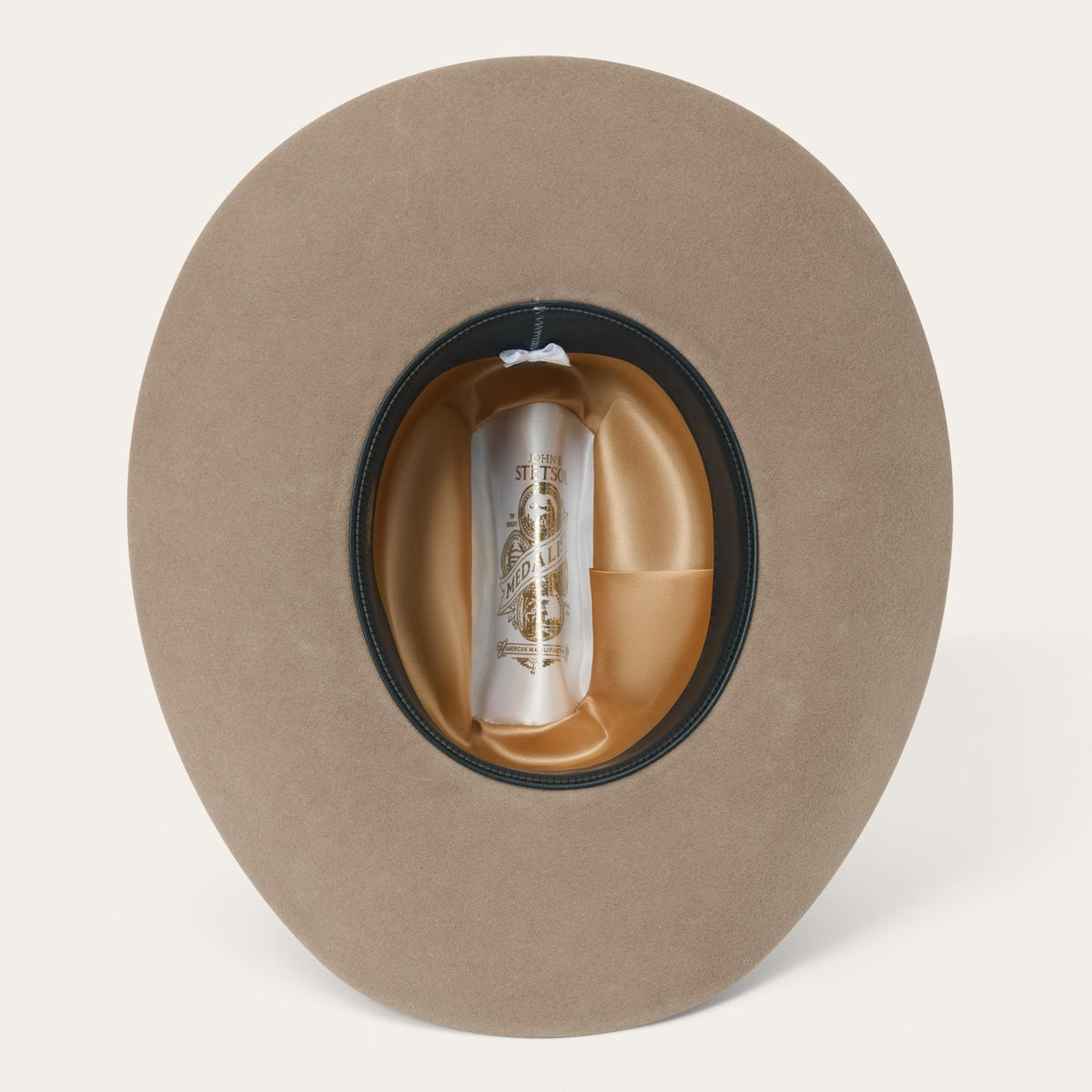 Stetson Medalist Cowboy Hat Sahara substantial felt that holds its shape in rain or shine