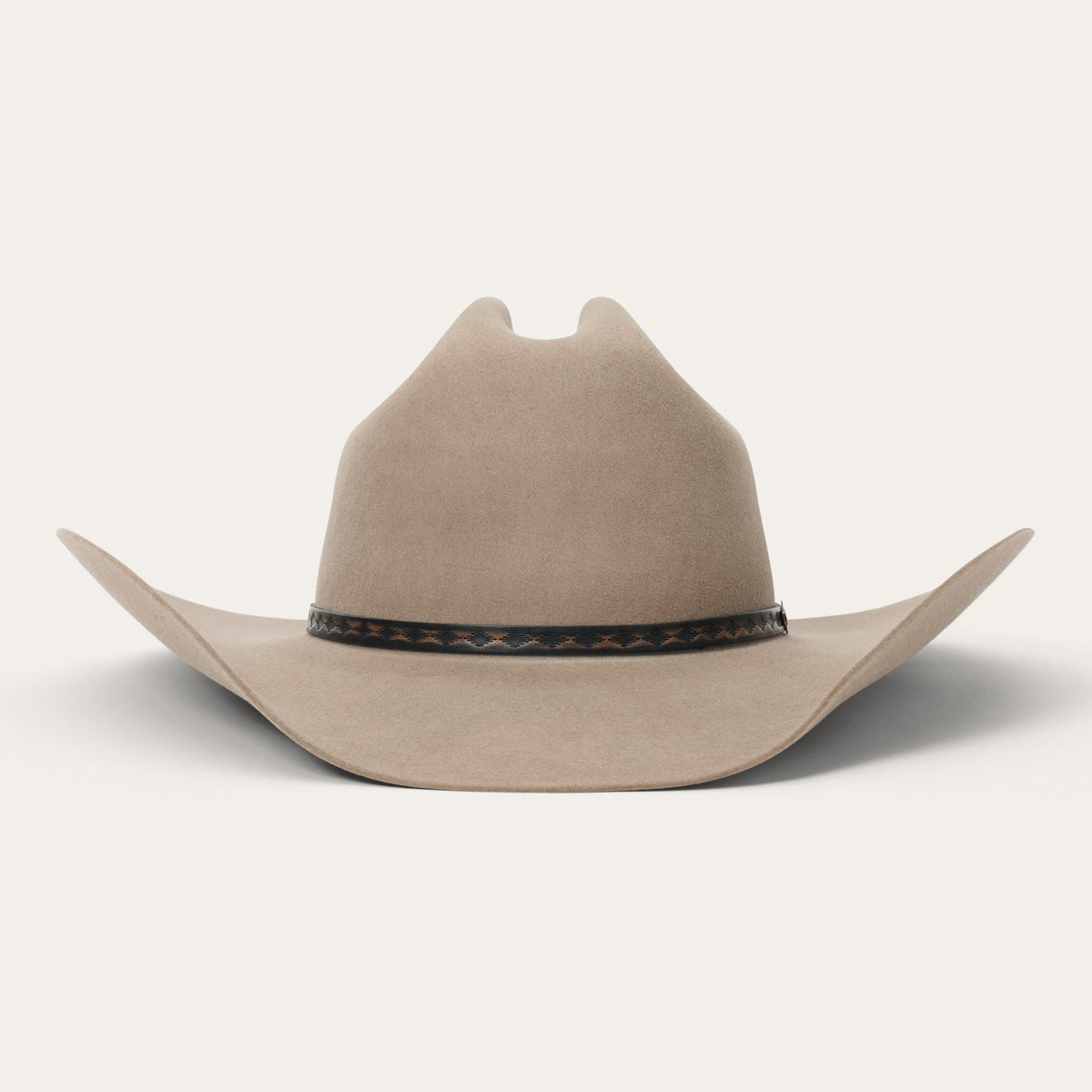 Stetson Medalist Cowboy Hat Sahara handsewn genuine leather sweatband for a secure fit