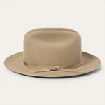 Stetson Open Road 6X USA 250 Edition Fawn grosgrain hat band with gold tone USA branding iron hat pin