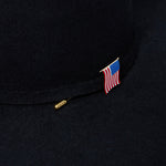 Stetson Skyline 6X USA 250 Edition Black crisp brim edge and clean crown creases