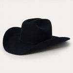 Stetson Skyline 6X USA 250 Edition Black medium cattleman crown with a four and a quarter inch curved brim