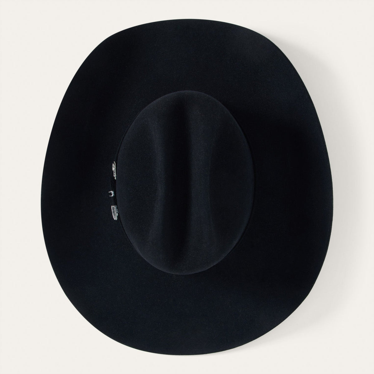 Stetson Skyline 6X USA 250 Edition Black red white and blue USA 250 satin liner inside the crown