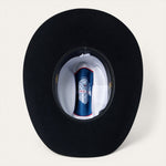 Stetson Skyline 6X USA 250 Edition Black handsewn genuine leather sweatband for a comfortable fit