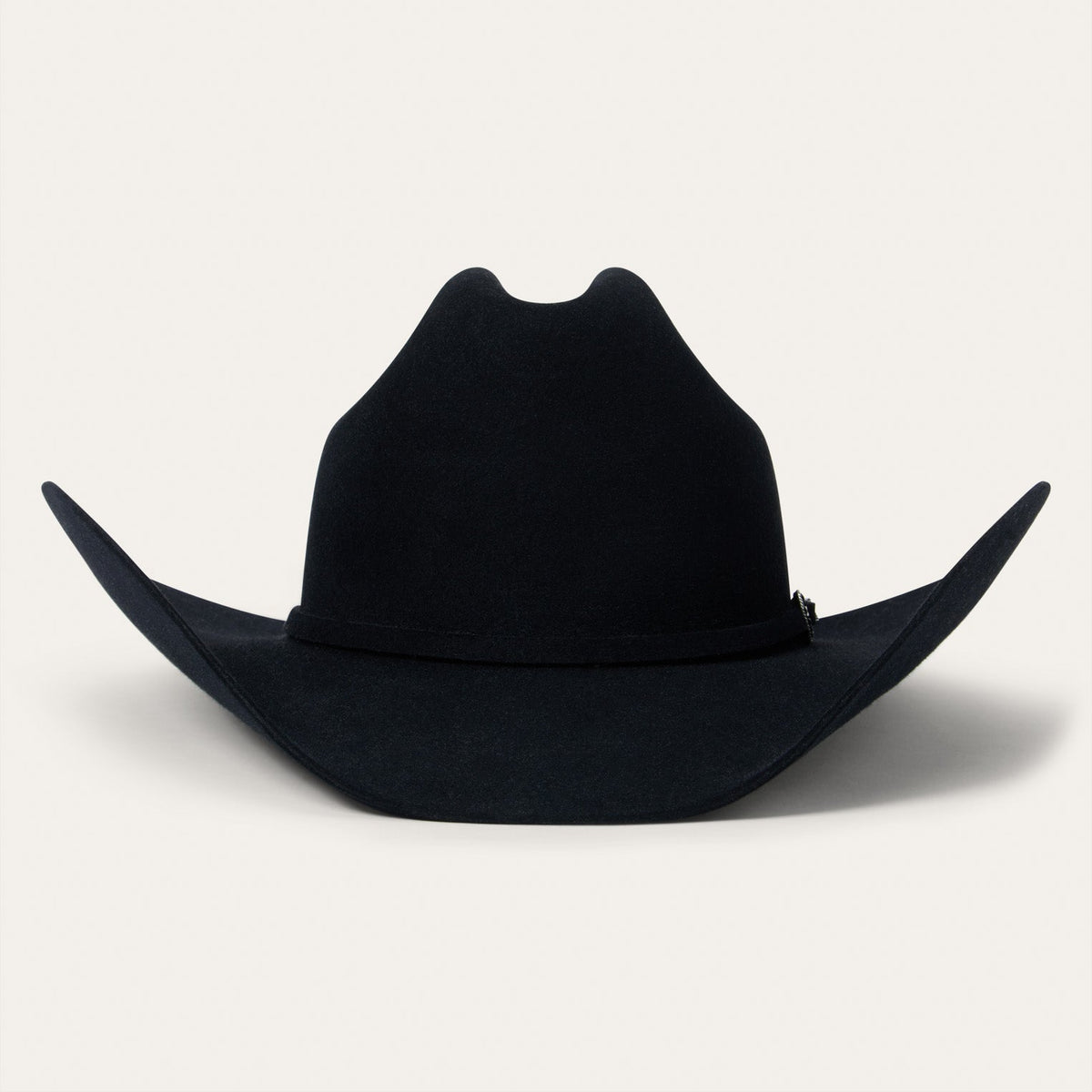 Stetson Skyline 6X USA 250 Edition Black American flag hat pin on the hatband