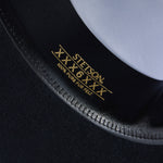 Stetson Skyline 6X USA 250 Edition Black top down look at the cattleman crease