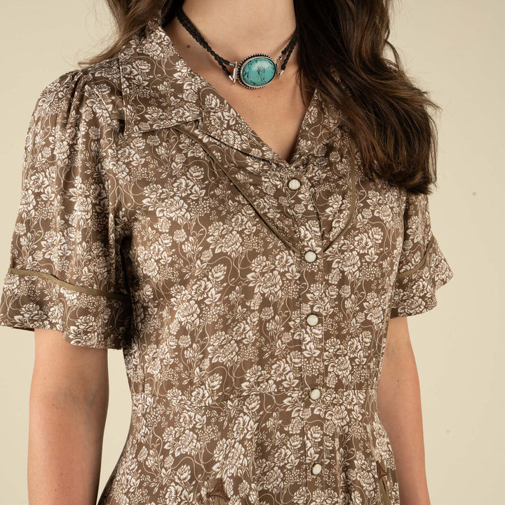 Sendero La Dahlia Dress in Parlor Rose