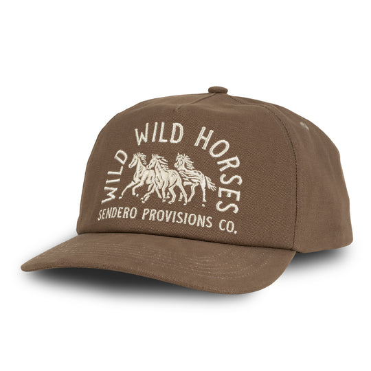Sendero Wild Wild Horses Hat SPCH123S16C00 fall brown hat cap unisex dad hat Boltranchstore.com