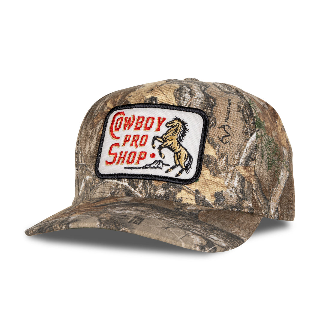 Sendero Cowboy Pro Shop Hat real tree edge camo one size unisex Boltranchstore.com SPCH125S17