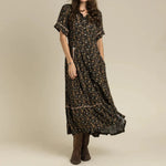 Sendero La Dahlia Dressvin Black Floral SPCR124S12 womens western clothing skirt popular black floral Boltranchstore.com Free Shipping