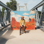 Sendero Buckaroo Long Sleeve Shirt Saddle Brown heavyweight fabric with a touch of stretch ranch wear