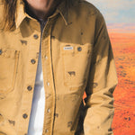 Sendero Buckaroo Long Sleeve Shirt Saddle Brown long sleeve layer for chores and cool mornings Kamas