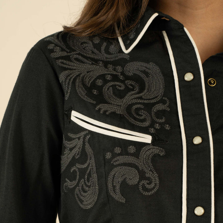 Sendero Calamity Pearl Snap Shirt