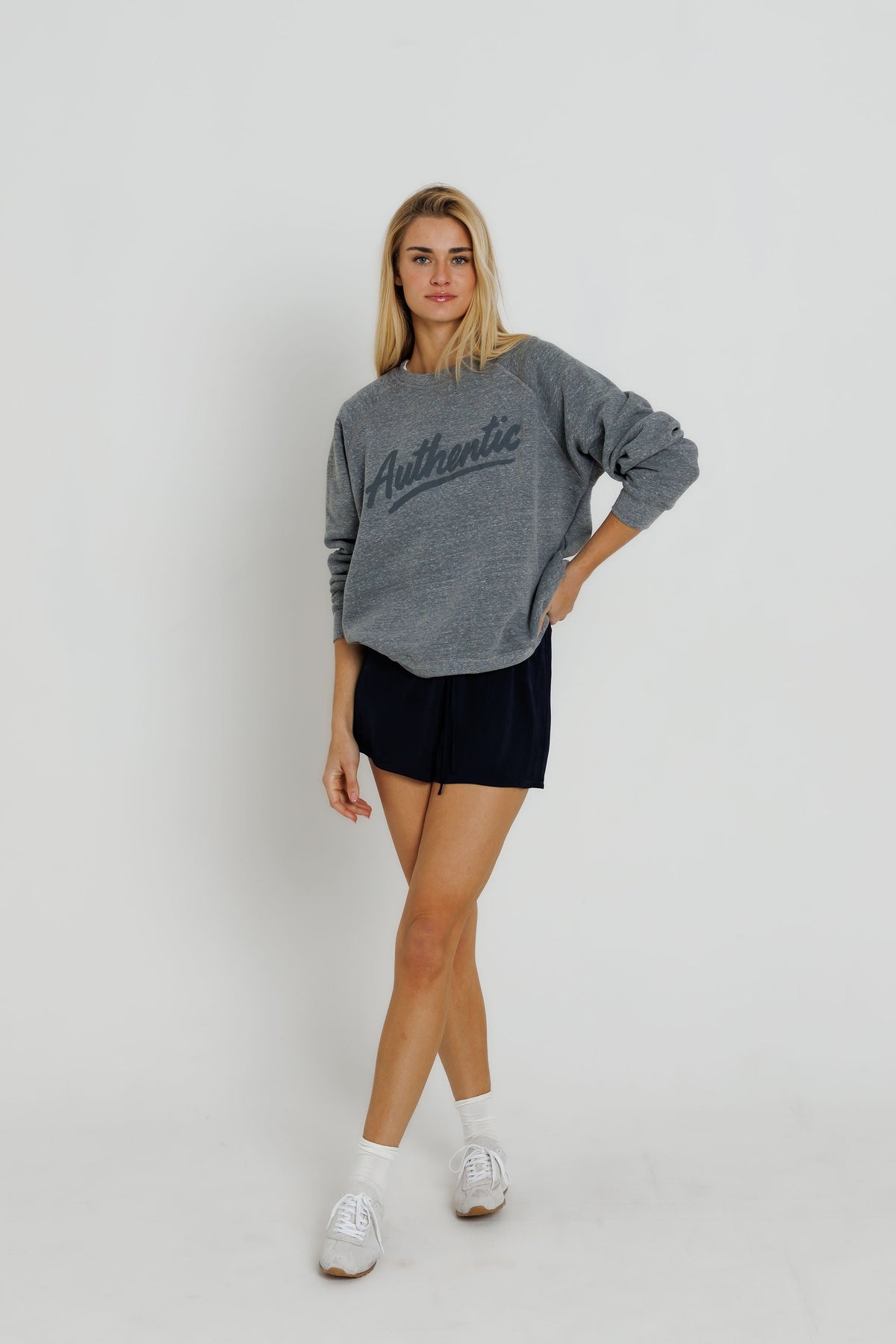 Sunny Somewhere Authentic Raglan Crew everyday layer to wear with denim for rodeo weekends Park City