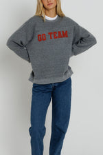 Red Go Team Oversized Crew — view 2