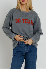 Red Go Team Oversized Crew Sunny Somewhere popular crewneck sweatshirt Boltranchstore.com Free Shipping