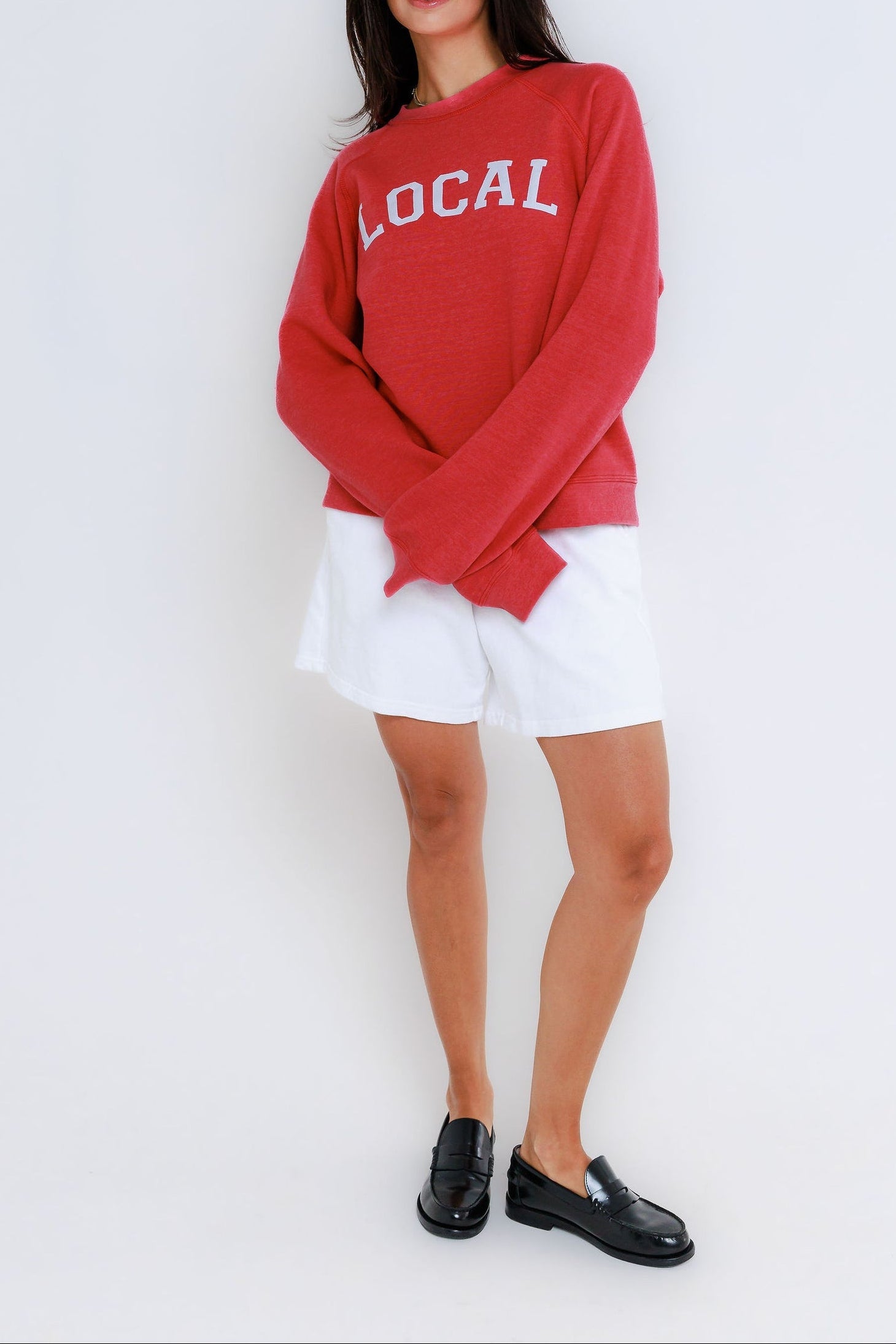 Womens Local Raglan Crew