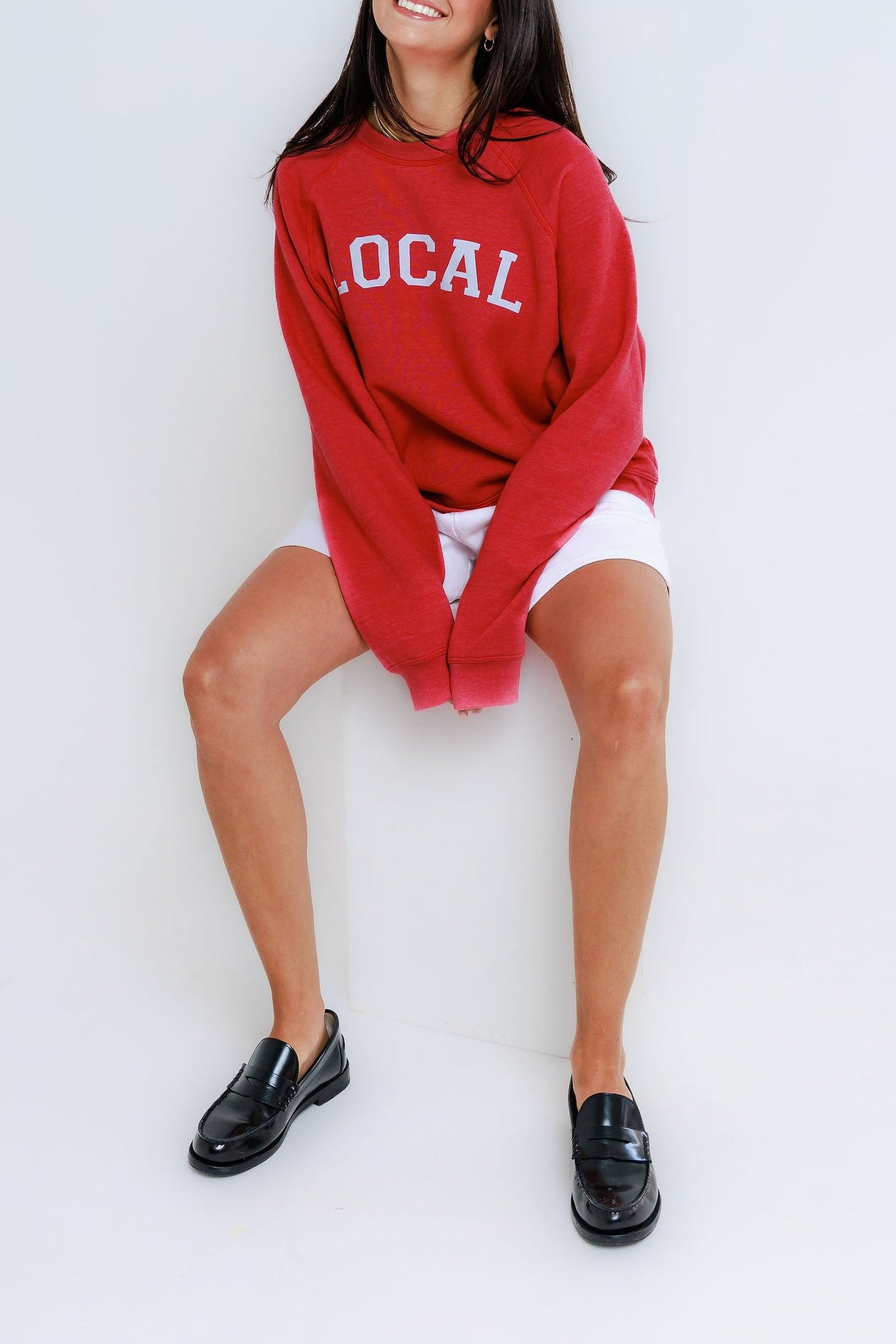 Womens Local Raglan Crew