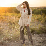 STS Ranch Womens Mariposa Beige soft neutral beige tone in a woven nylon blend ranch wear