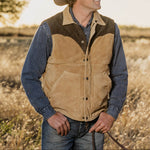 STS Mens Oliver Vest with the Western yoke
