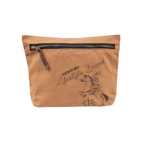 Womens western boutique Utah womens fashion Ranch Surplus Cosmetic Pouch SKU STS31004 Boltranchstore.com free shipping