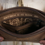 STS Ranch Baroness Claire Crossbody interior zip pocket and keychain clasp inside the main compartment cowgirl