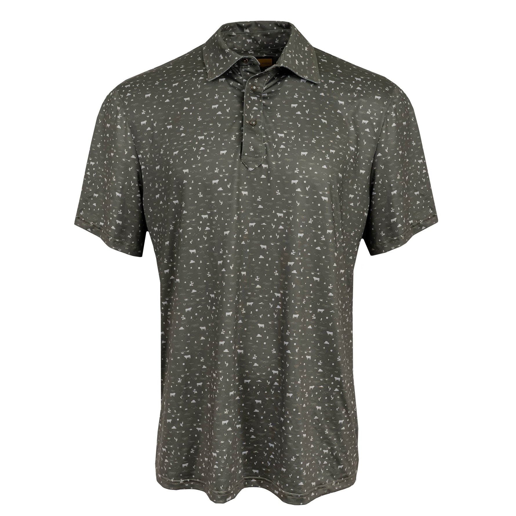 STS9210 Mens fairway forest golf shirt short sleeve mens western top STS ranchwear Boltranchstore.com Free Shipping