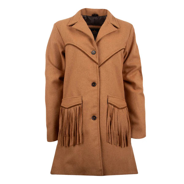 STS Ranchwear Womens Hattie Wool Fringe Coat