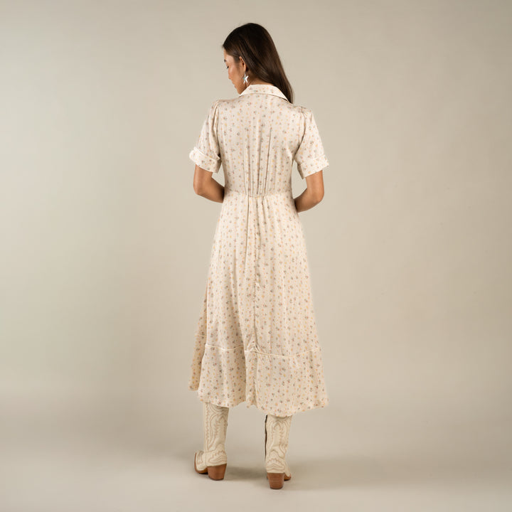 Sendero La Dahlia Dress Antique White