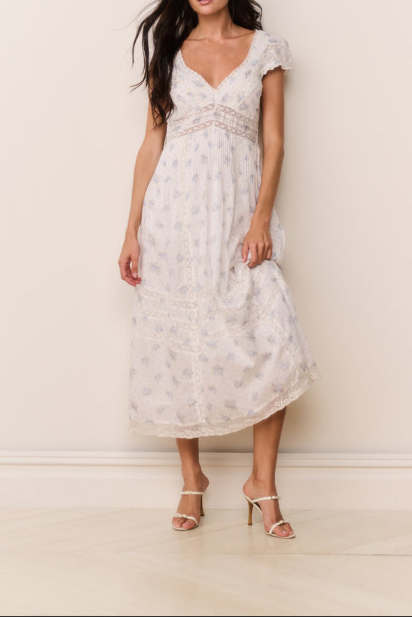 LoveShackFancy Suvi Dress Arctic Vanilla womens dress formal popular viral Love Shack free shipping Boltranchstore.com spring dress summer dress family pictures outfit 