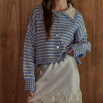 Sarah Knit Striped Cardigan shop at boltranchstore.com free shipping