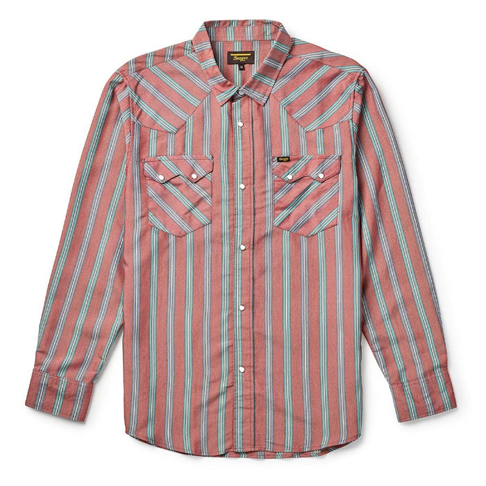 Red shirt Sawtoof Shirt Red Rock Stripe at boltranchstore.com