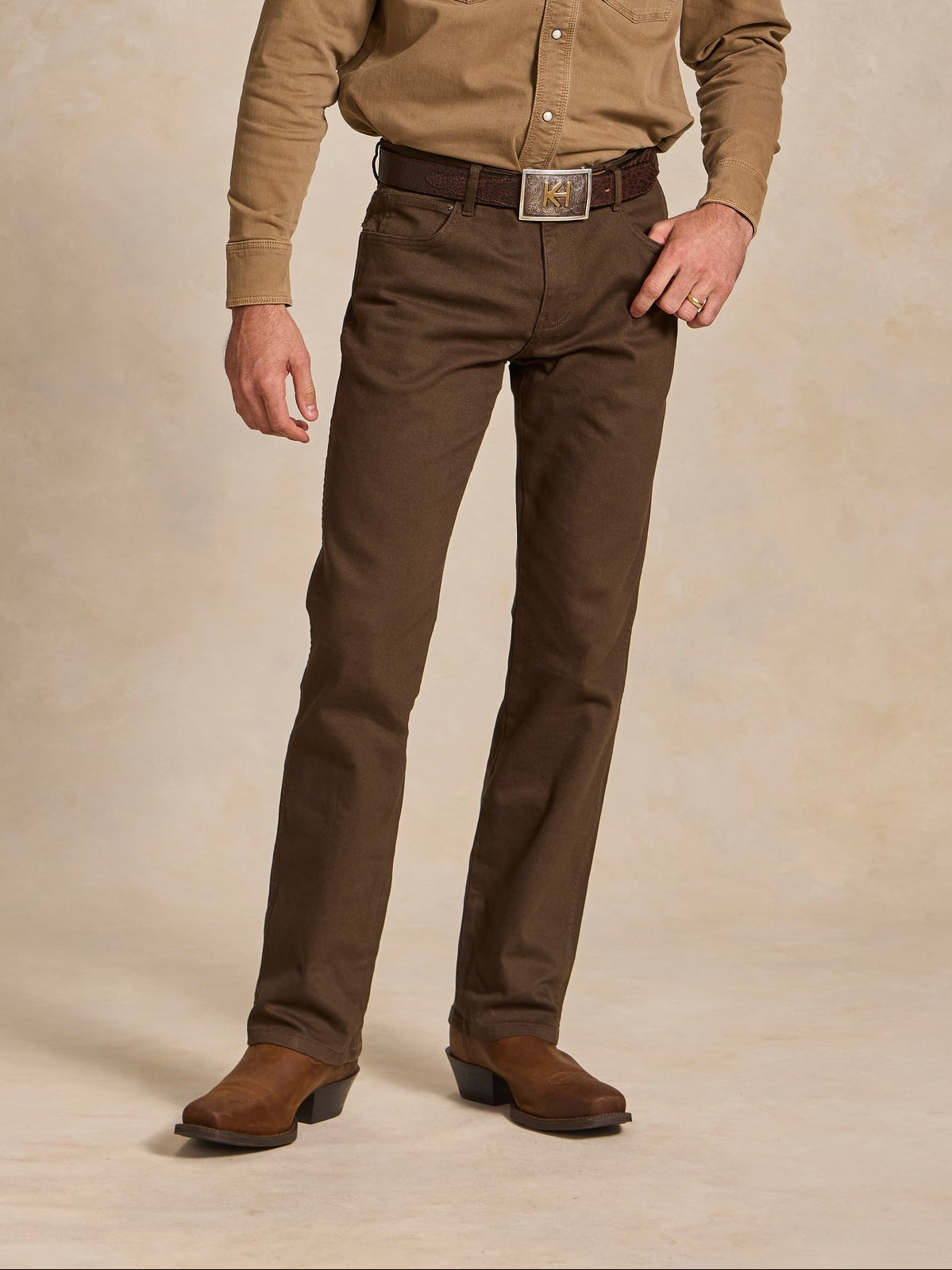 Schaefer Mens 5 Pocket Straight Leg Pant Boltranchstore.com Free Shipping  mens brown jeans in stock
