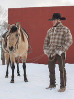 Schaefer Mens 5 Pocket Straight Leg Pant a brown durable jean ready for the saddle riding pant at boltranchstore.com