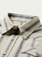 Schaefer Mens Short Sleeve Vintage Cotton Hondo mens stripe western fashion clothing Boltranchstore.com Free Shipping Summer 2026 new