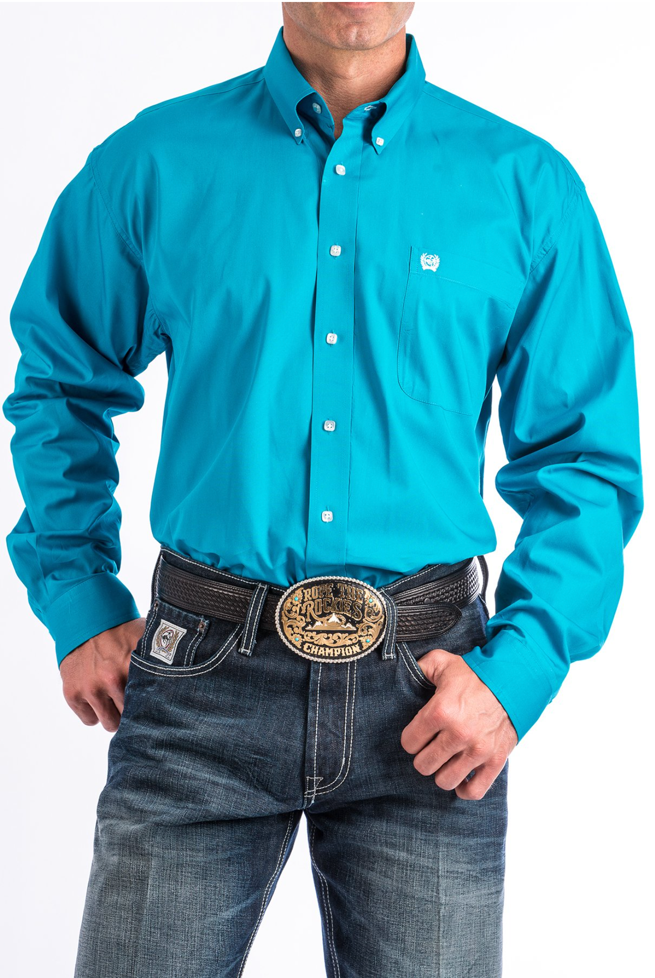 Cinch Mens Solid Down Solid Teal