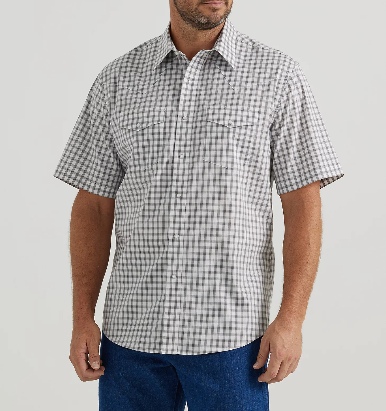 Wrangler Wrinkle Resist Short Sleeve Shirt - Classic Fit